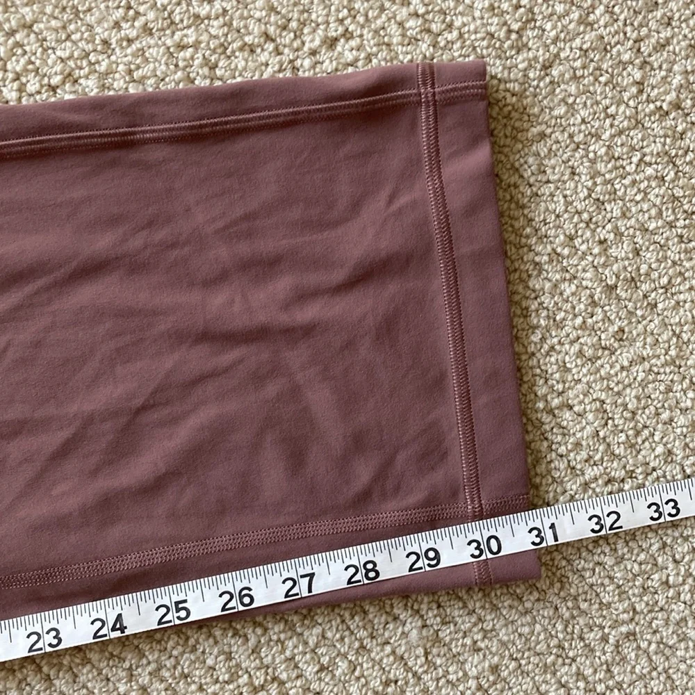 LULULEMON Align High Rise Wide Leg Pant 31” Dark Oxide Size 2 Nulu Soft VEUC - Picture 11 of 16